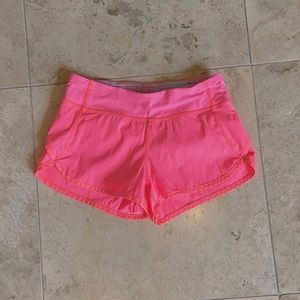Ivivva by Lululemon girls bright Speedy shorts 12